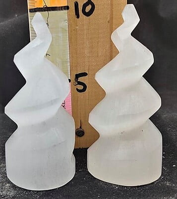 10cm Selenite Spiral Tower 10cm Selenite Spiral Tower