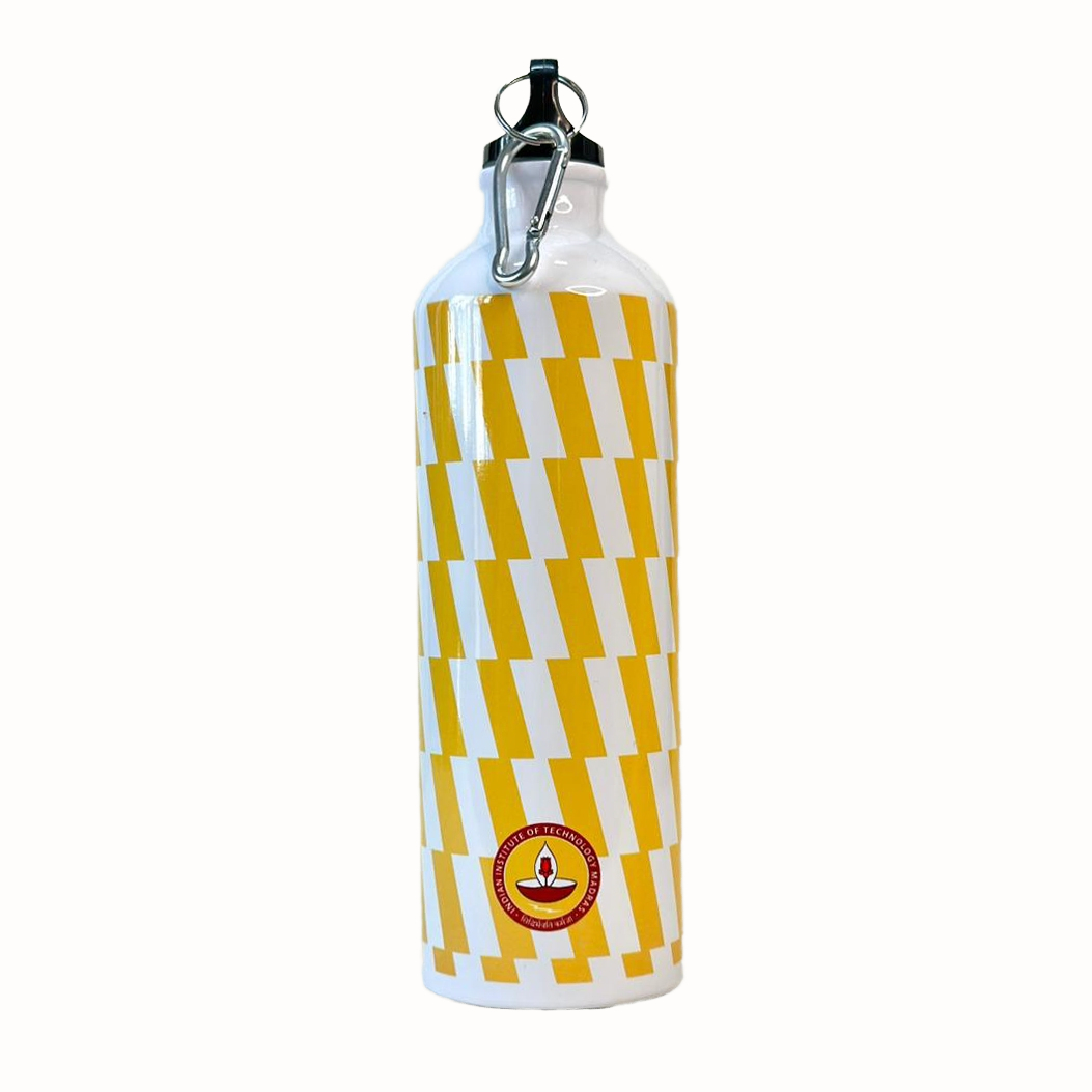 IITM Sports water bottle - Yellow/white