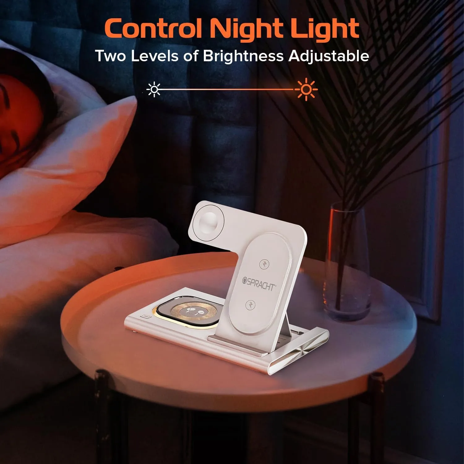 SPRACHT Flex Charge 3 3-in-1 Wireless Charging Station