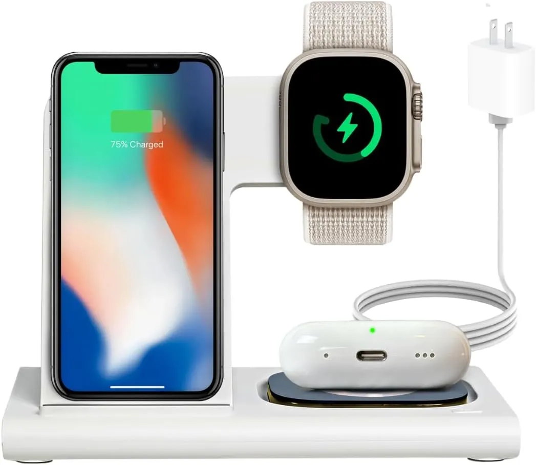 SPRACHT Flex Charge 3 3-in-1 Wireless Charging Station