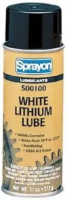 LU100 White Lithium Grease - 11 oz Aerosol
