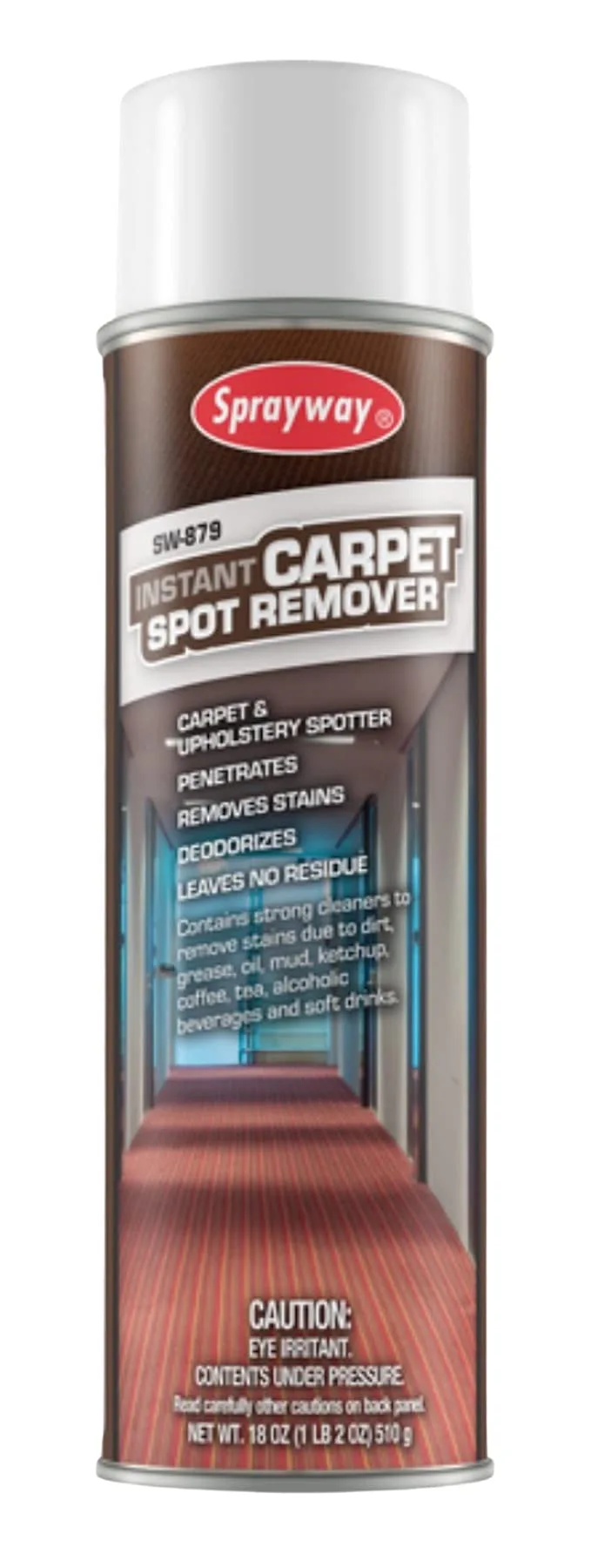 Sprayway SW879 Instant Carpet Spot Remover, 18 oz