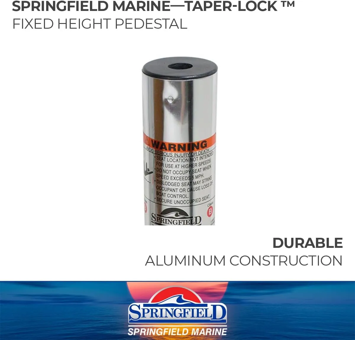 Springfield 1600406 Taper-Lock Hi-Lo Post - Fixed Height