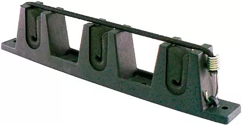 Springfield ABS Plastic Rod Holder - 3 Rod - Pair w/Bungee