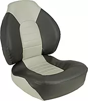 Springfield 1041733 Fish Pro Mid Back Folding Seat - Charcoal/Grey