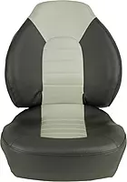 Springfield 1041733 Fish Pro Mid Back Folding Seat - Charcoal/Grey