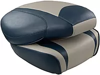 Springfield 1780238 Deluxe Fish Pro High Back Folding Seat - Blue/Grey