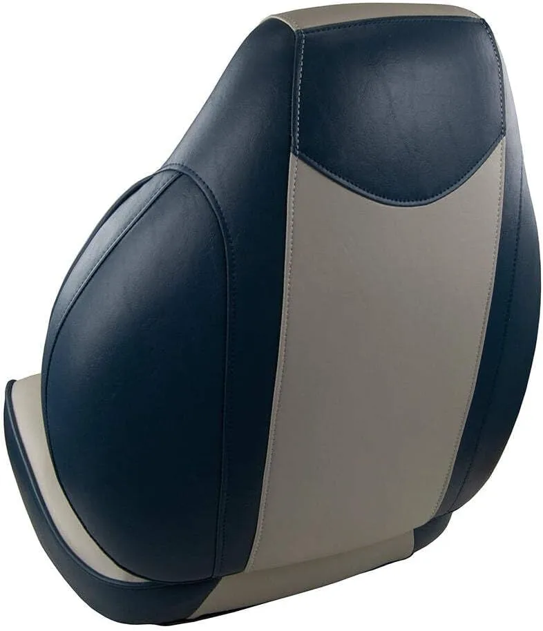 Springfield 1780238 Deluxe Fish Pro High Back Folding Seat - Blue/Grey