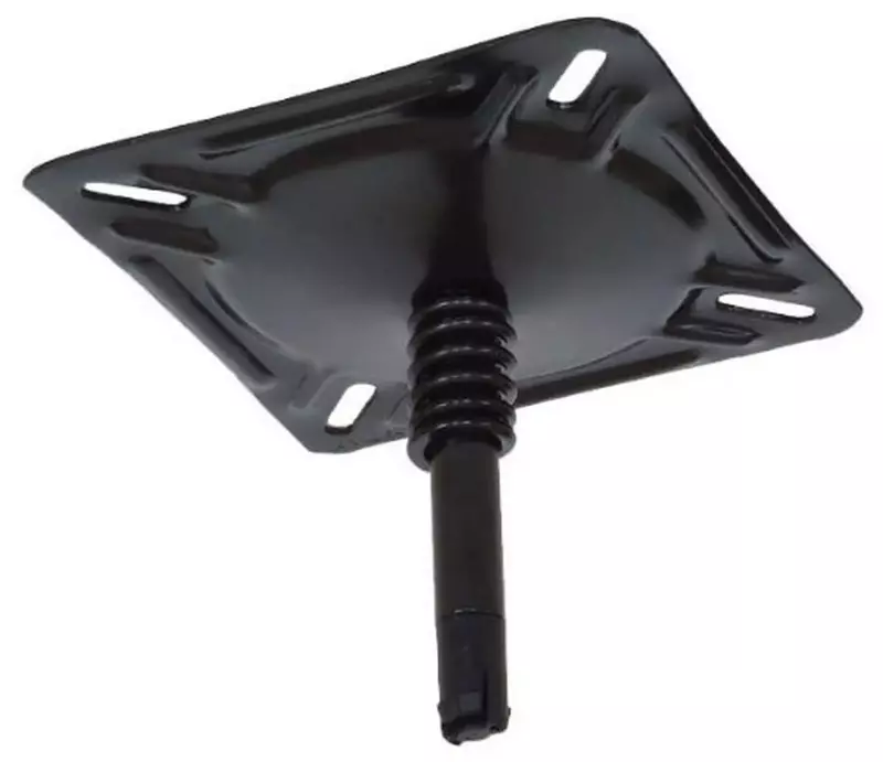 Springfield KingPin 7" x 7" Seat Mount w/Spring - E-Coat Finish