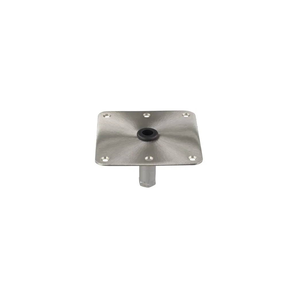 Springfield KingPin 7" x 7" Stainless Steel Square Base (Threaded)