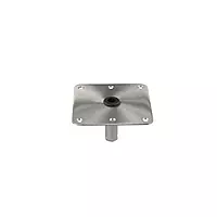 Springfield KingPin 7" x 7" Stainless Steel Square Base (Threaded)