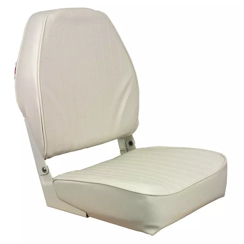 Springfield Marine 1040649 High Back Folding Coach Seat - White