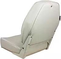 Springfield Marine 1040649 High Back Folding Coach Seat - White