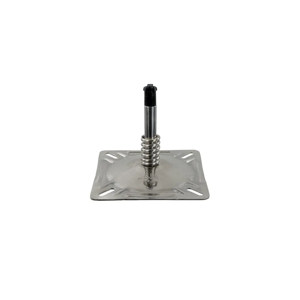 Springfield 1614201-PP Seat Swivel for Kingpin Posts - 7" x 7", Polished