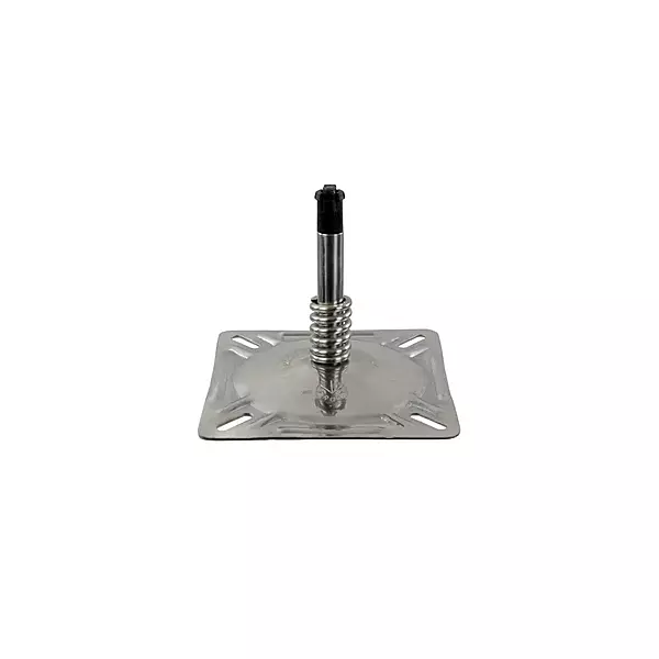 Springfield 1614201-PP Seat Swivel for Kingpin Posts - 7" x 7", Polished