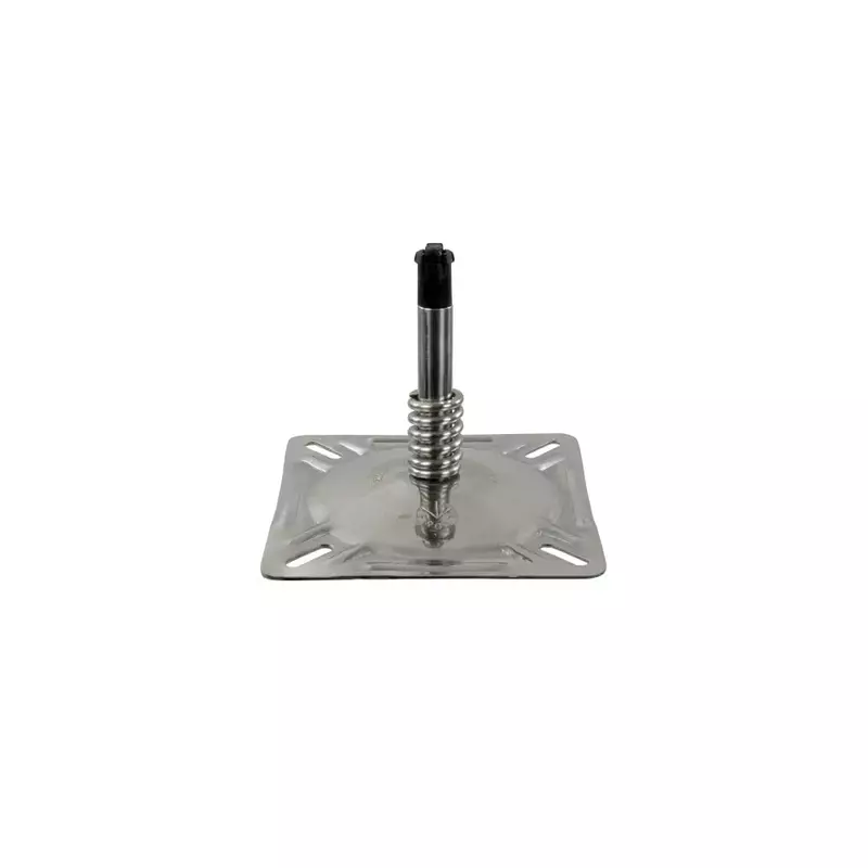 Springfield 1614201-PP Seat Swivel for Kingpin Posts - 7" x 7", Polished