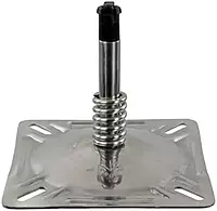 Springfield 1614201-PP Seat Swivel for Kingpin Posts - 7" x 7", Polished