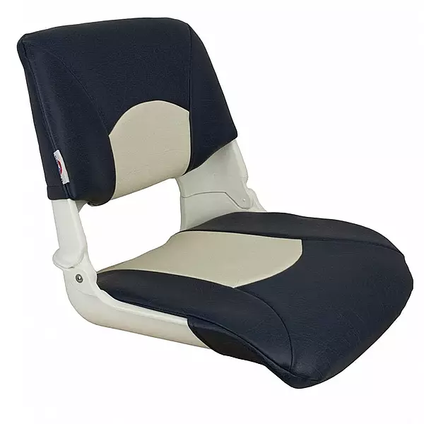 Springfield Skipper Folding Seat - White/Blue
