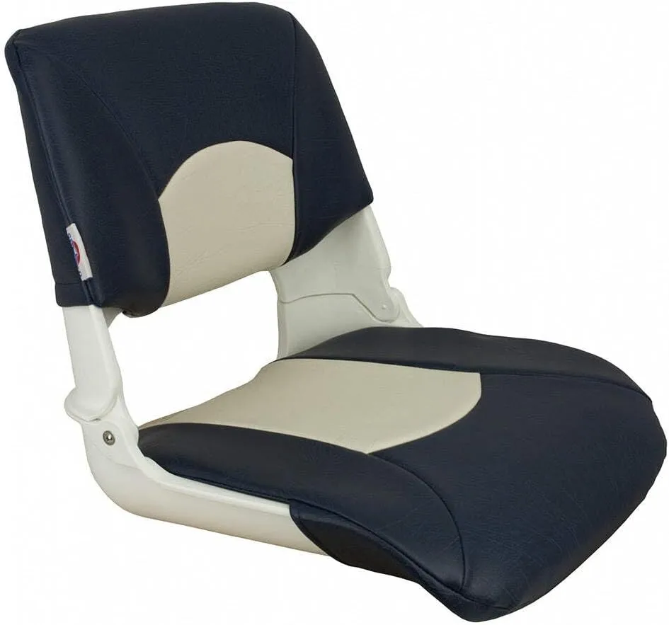 Springfield Skipper Folding Seat - White/Blue