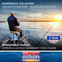 Springfield Spring-Lock  Power-Rise Adjustable Sit-Down Post - Stainless Steel