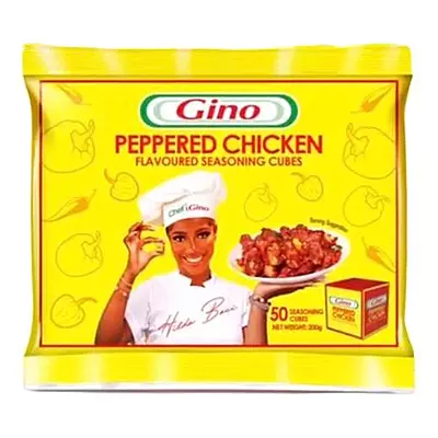 GINO PEPPERED CHICKEN CUBE 12G X 100