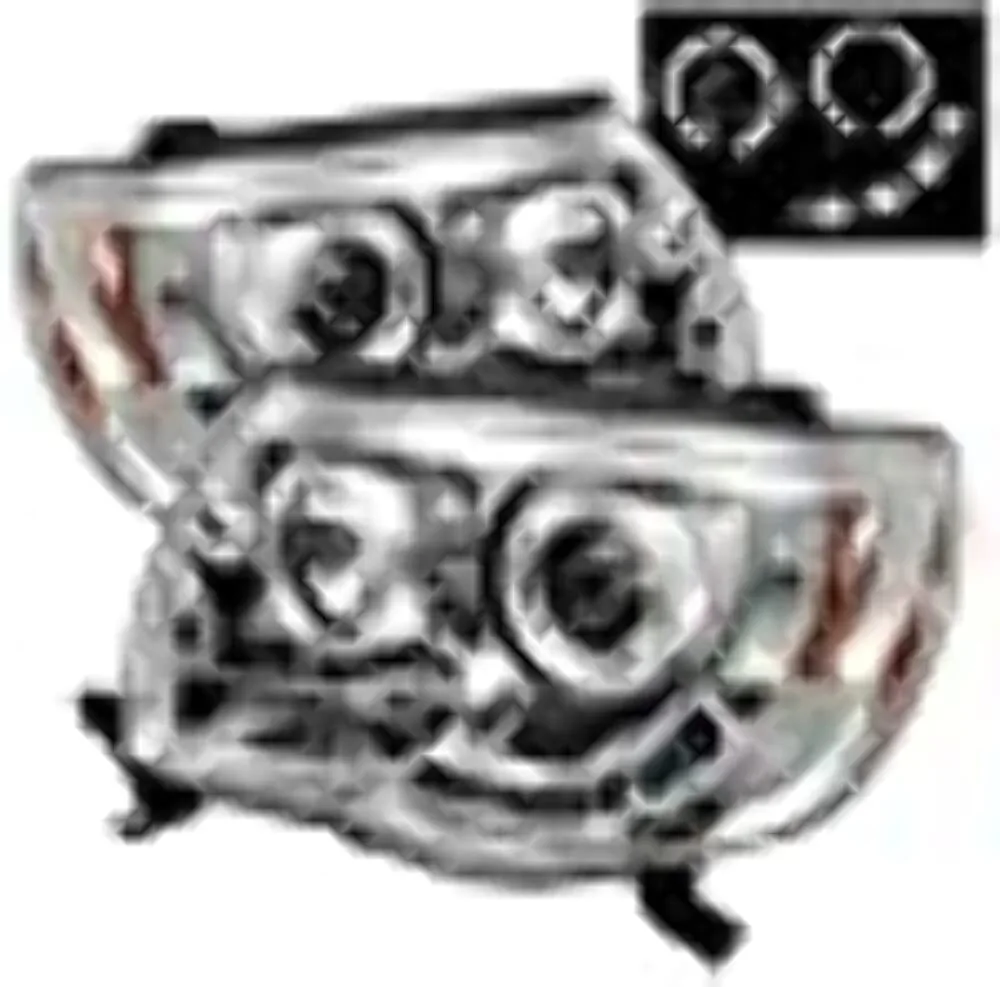 Spyder Auto 5011923 LED Halo Projector Headlights Chrome/Clear