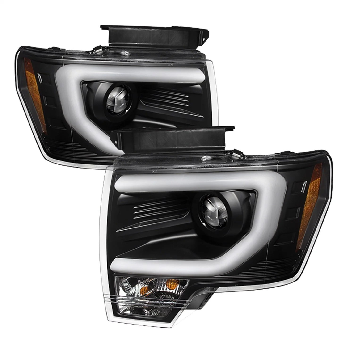 Spyder Auto 5077592 Projector Style Headlights Black/Clear
