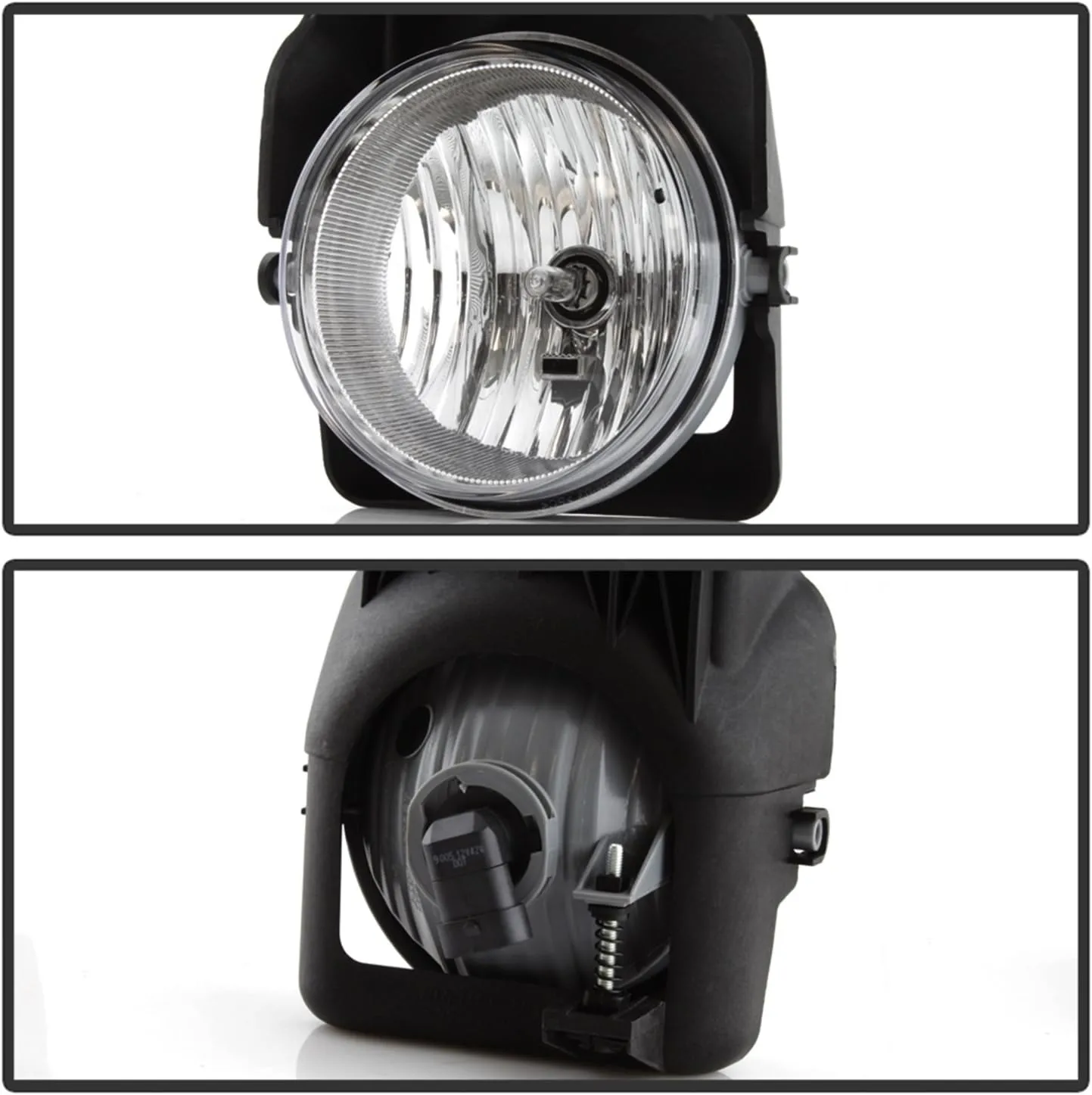 Spyder Auto FL-GS03-C GMC Clear OEM Fog Light Black