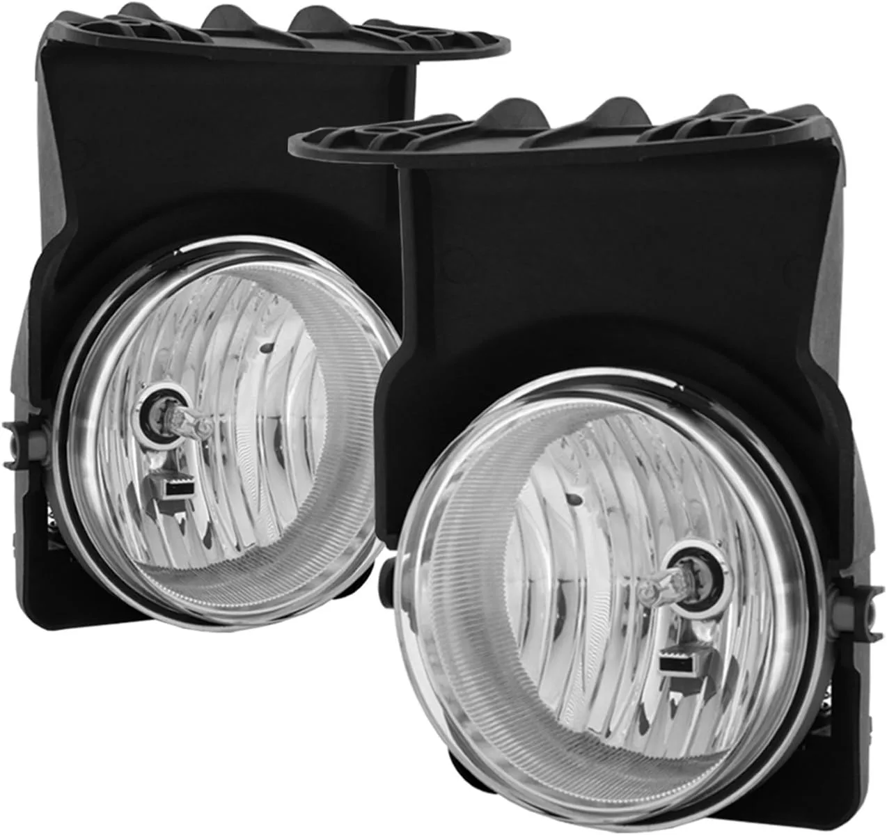 Spyder Auto FL-GS03-C GMC Clear OEM Fog Light Black