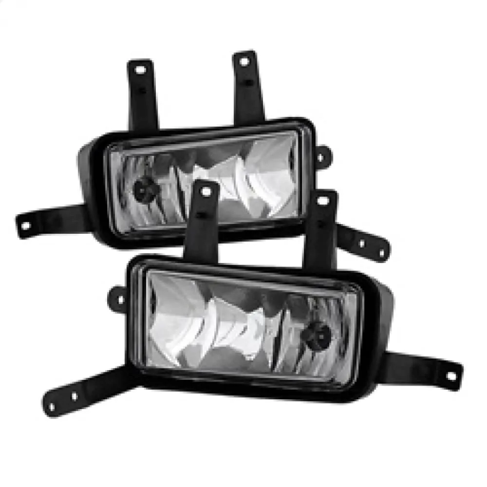 SPYDER OEM Fog Lights with Chrome Trim Cover Clear Lens (9031588)