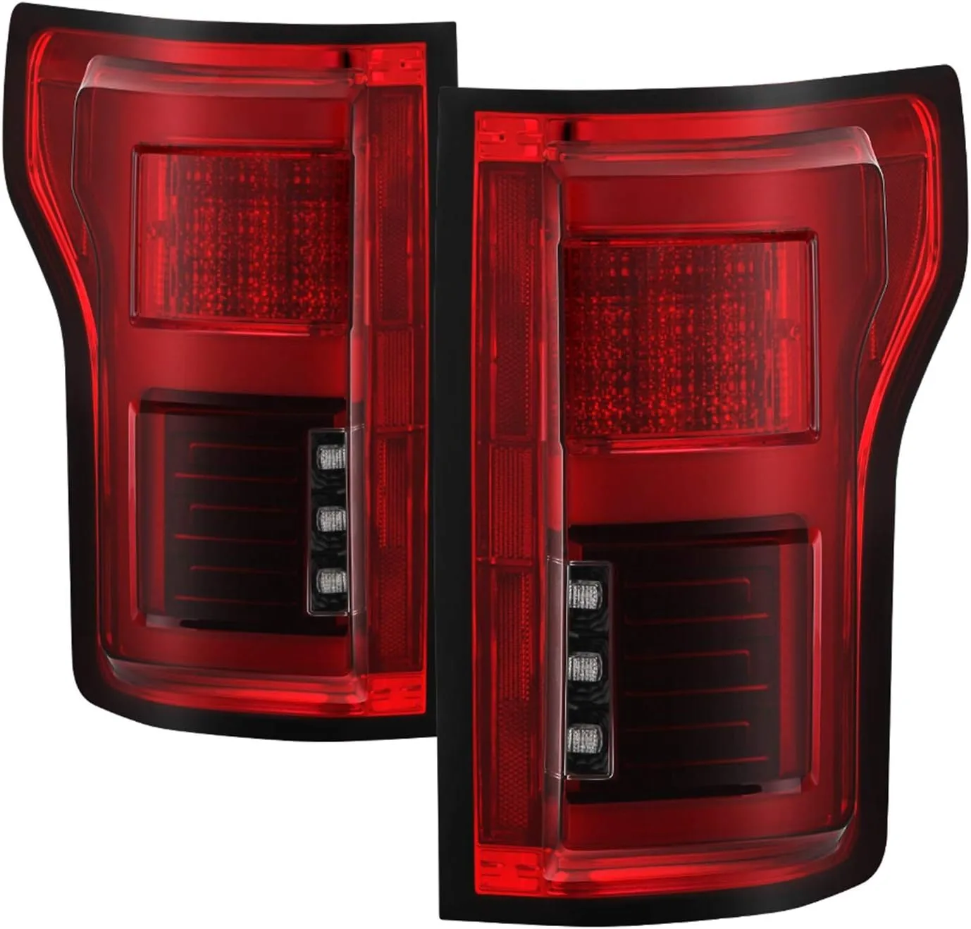 Spyder Auto 5083784 Light Bar Led Tail Lights Will Only Fit Factory Led Models Pair Black Smoke Light Bar Led Tail Lights