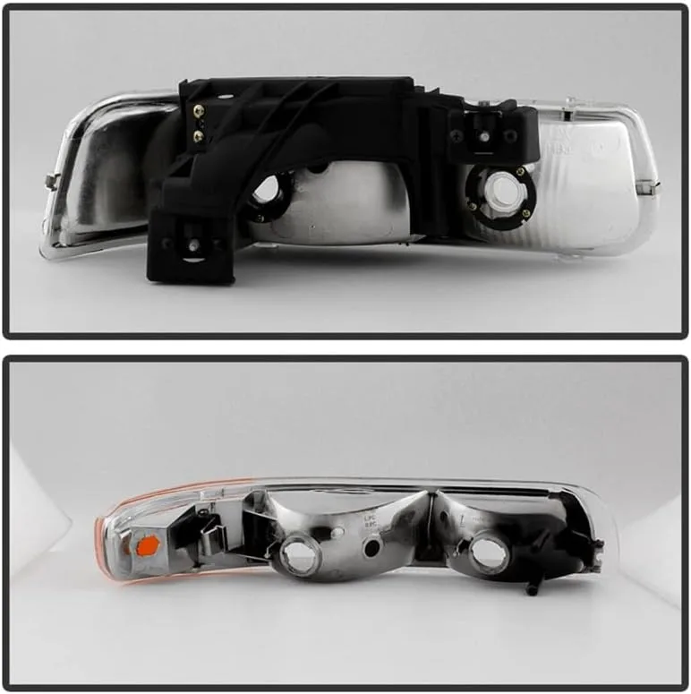 Spyder Xtune HD-JH-CSIL99-OE-SET Headlight for Chevy Silverado & Tahoe - Chrome