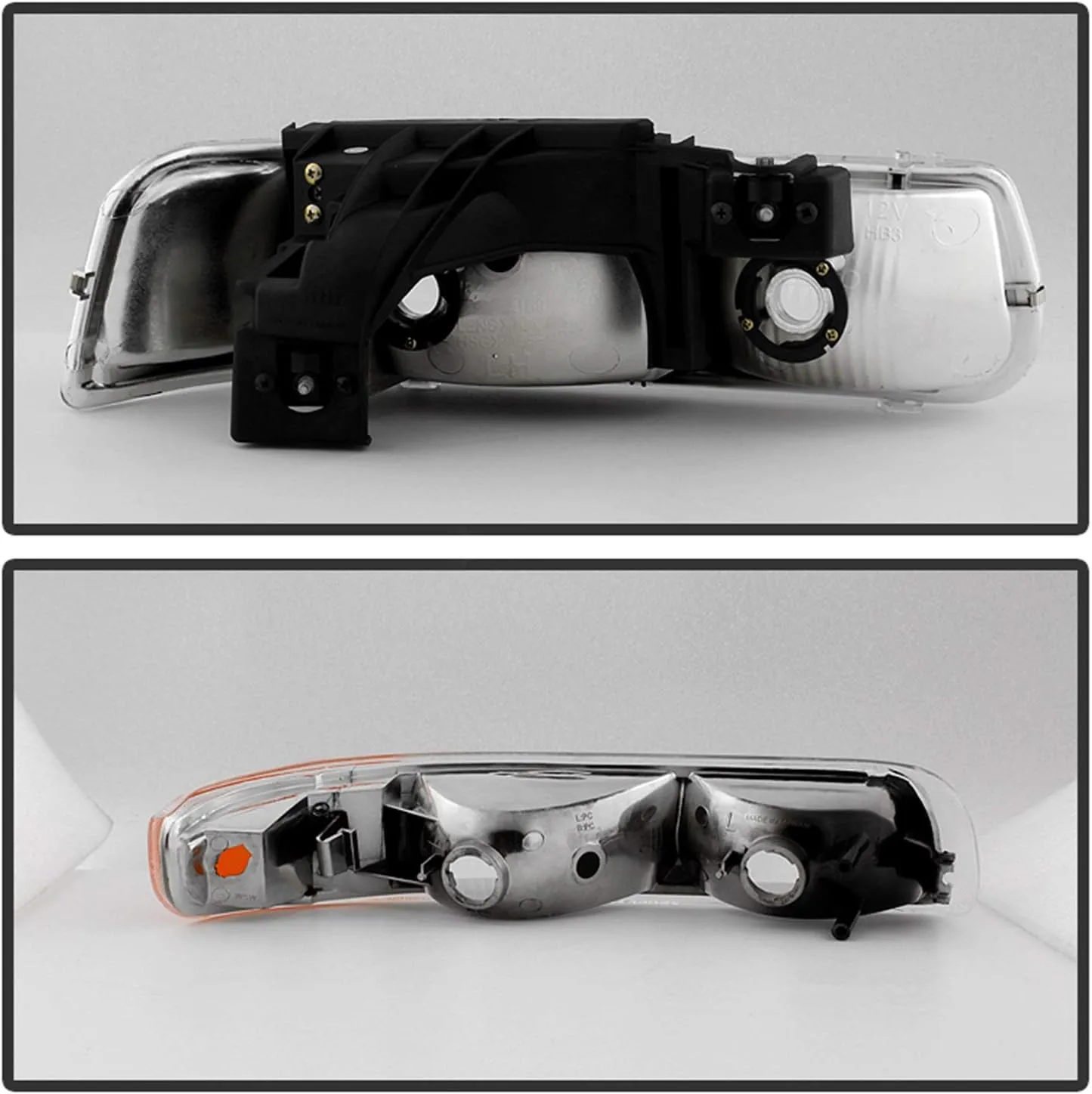 Spyder Xtune HD-JH-CSIL99-OE-SET Headlight for Chevy Silverado & Tahoe - Chrome