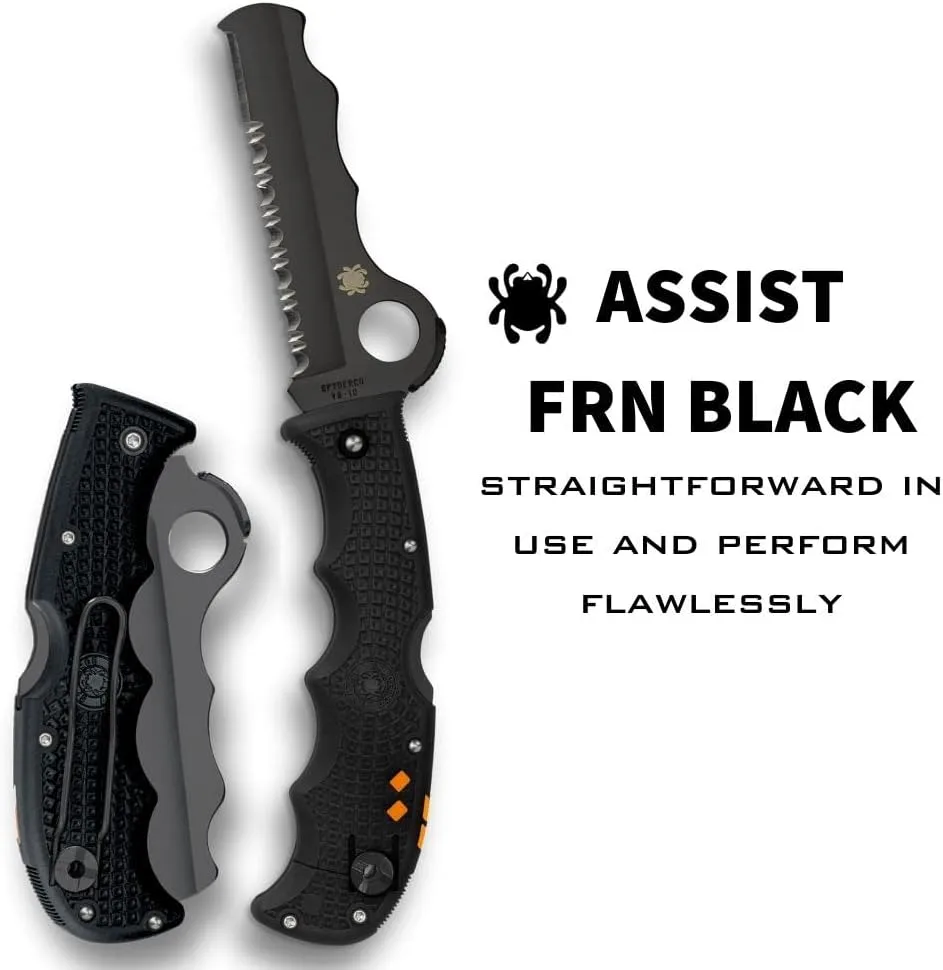 SPYDERCO Assist Rescue Jr Folding Knife