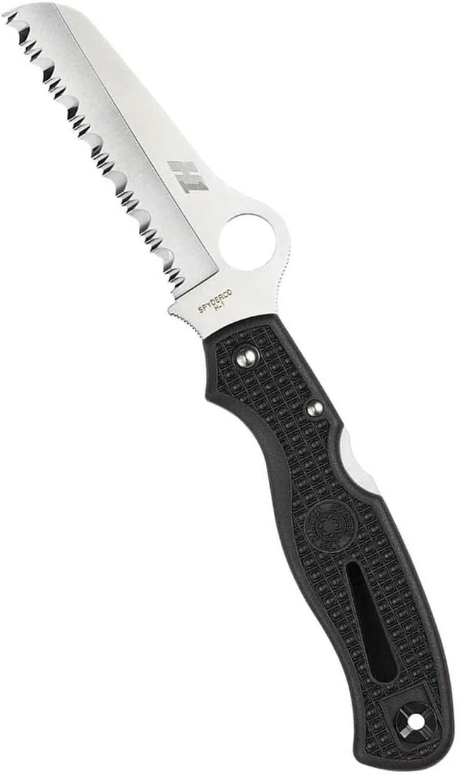 Spyderco Atlantic Salt H-1 Serrated Folding Knife
