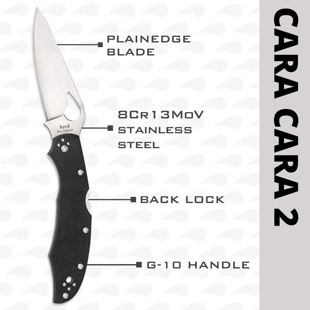 SPYDERCO Byrd Folding Knife - G-10 Handle, 8Cr13MoV