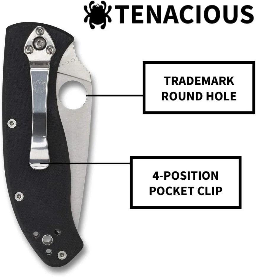 Spyderco Tenacious Folding Pocket Knife