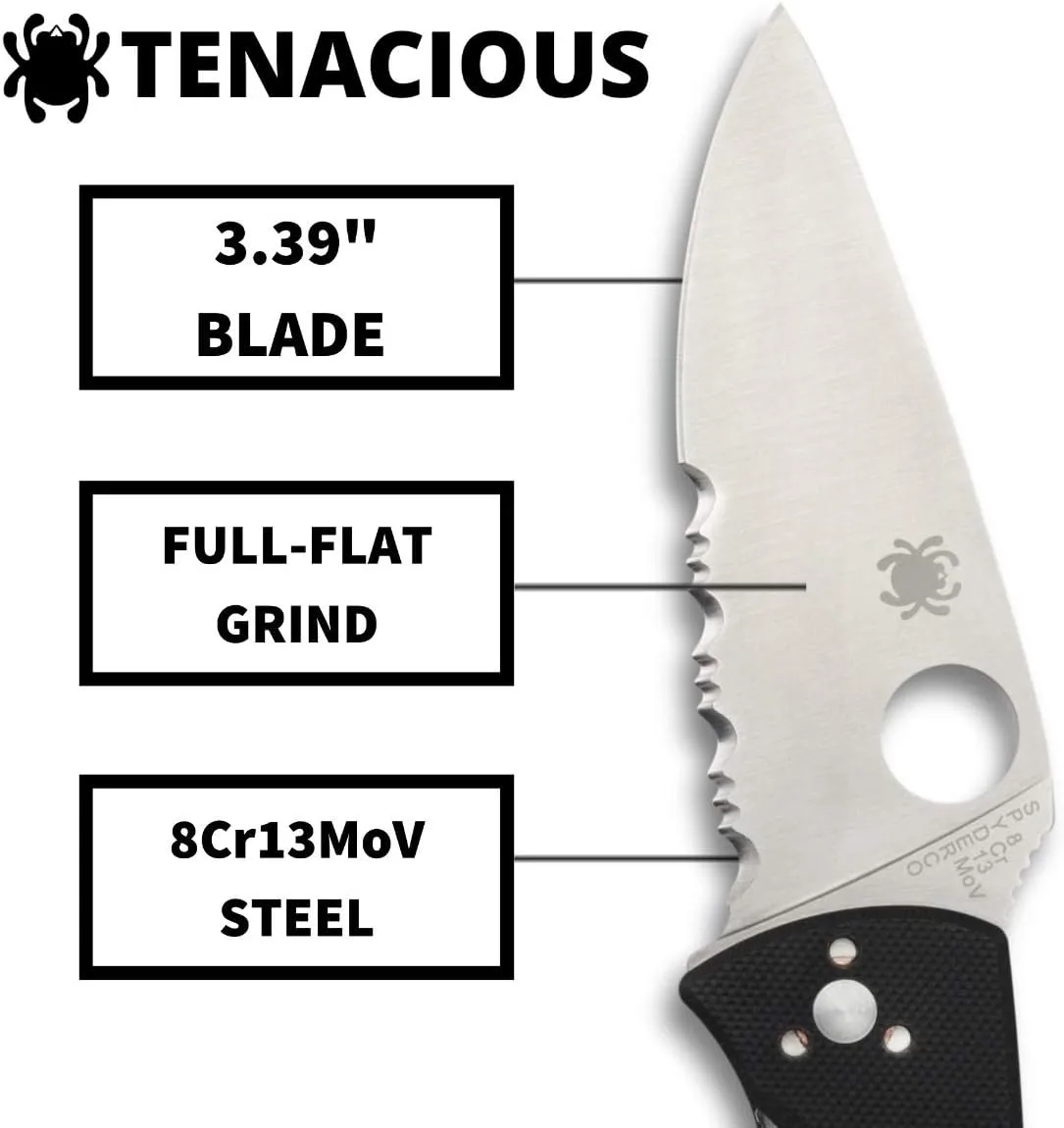 Spyderco Tenacious Folding Pocket Knife
