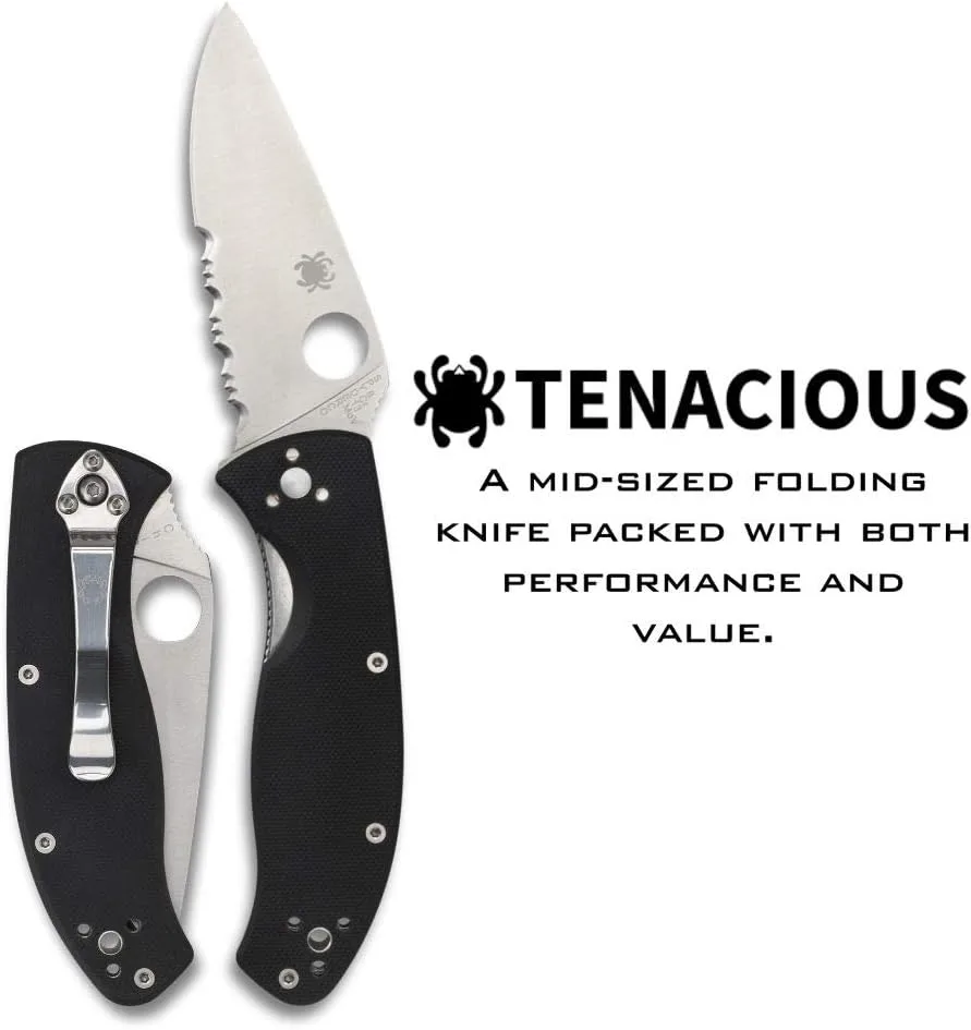 Spyderco Tenacious Folding Pocket Knife