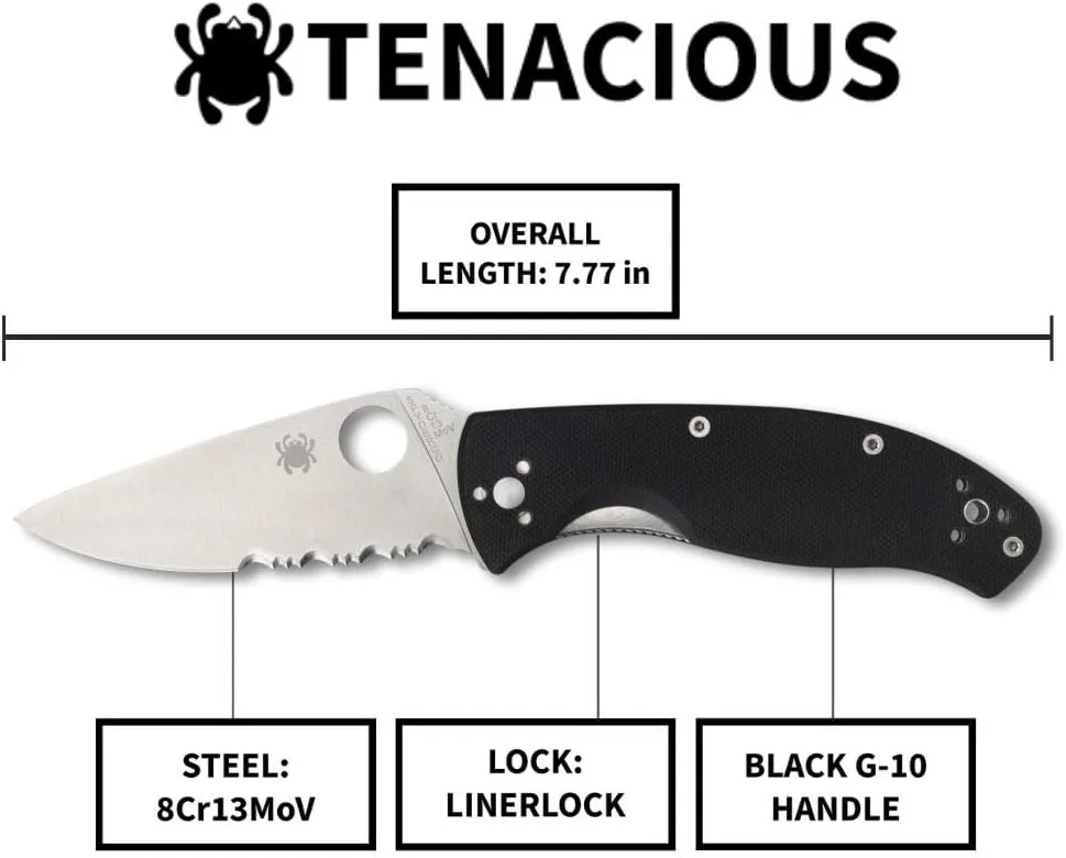 Spyderco Tenacious Folding Pocket Knife