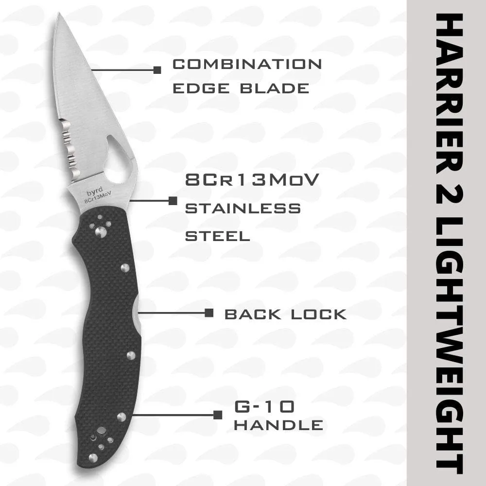SPYDERCO Byrd Harrier 2 Folding Knife