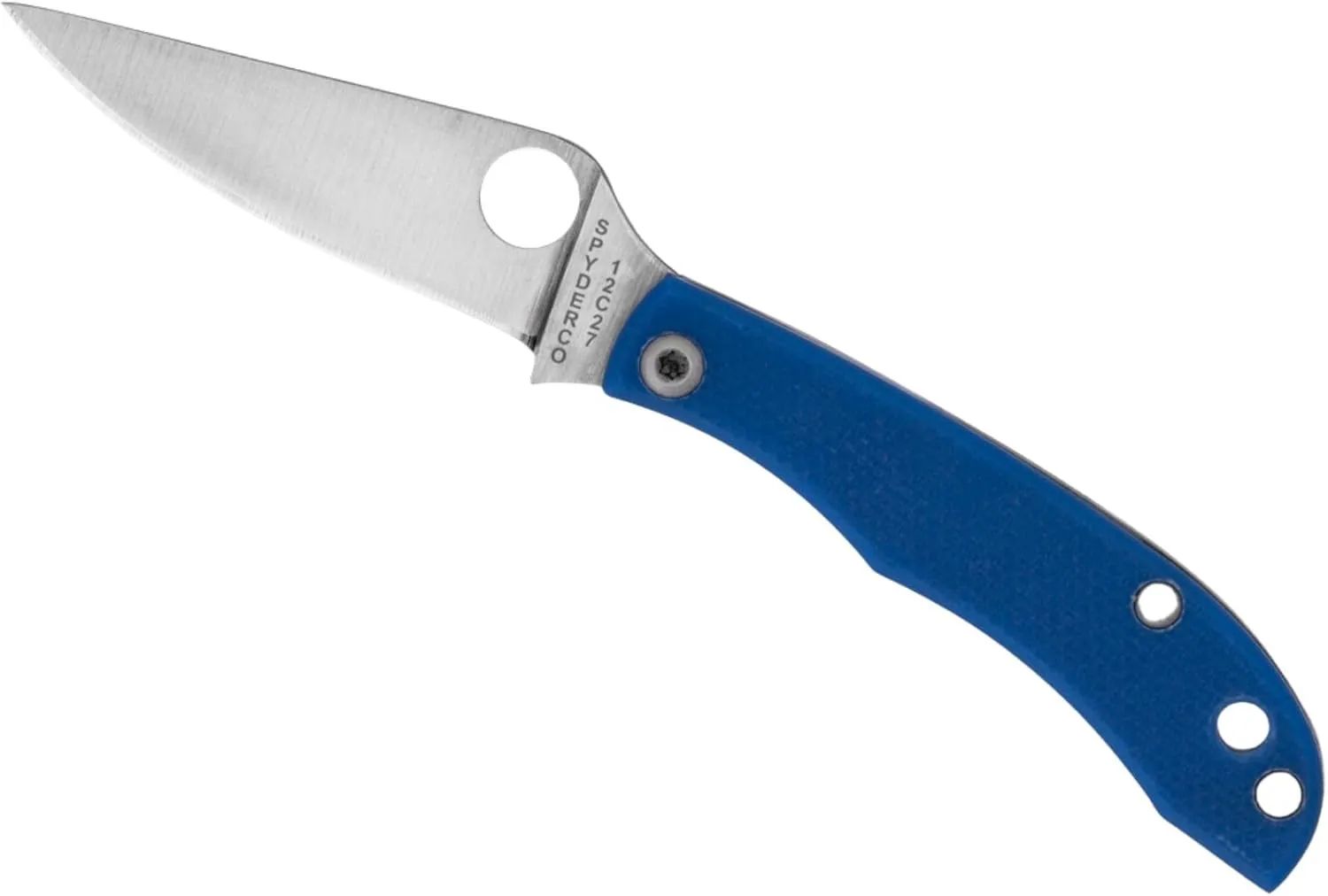 SPYDERCO Honeybee Micro Slipjoint Pocket Knife 1.68" Sandvik 12C27