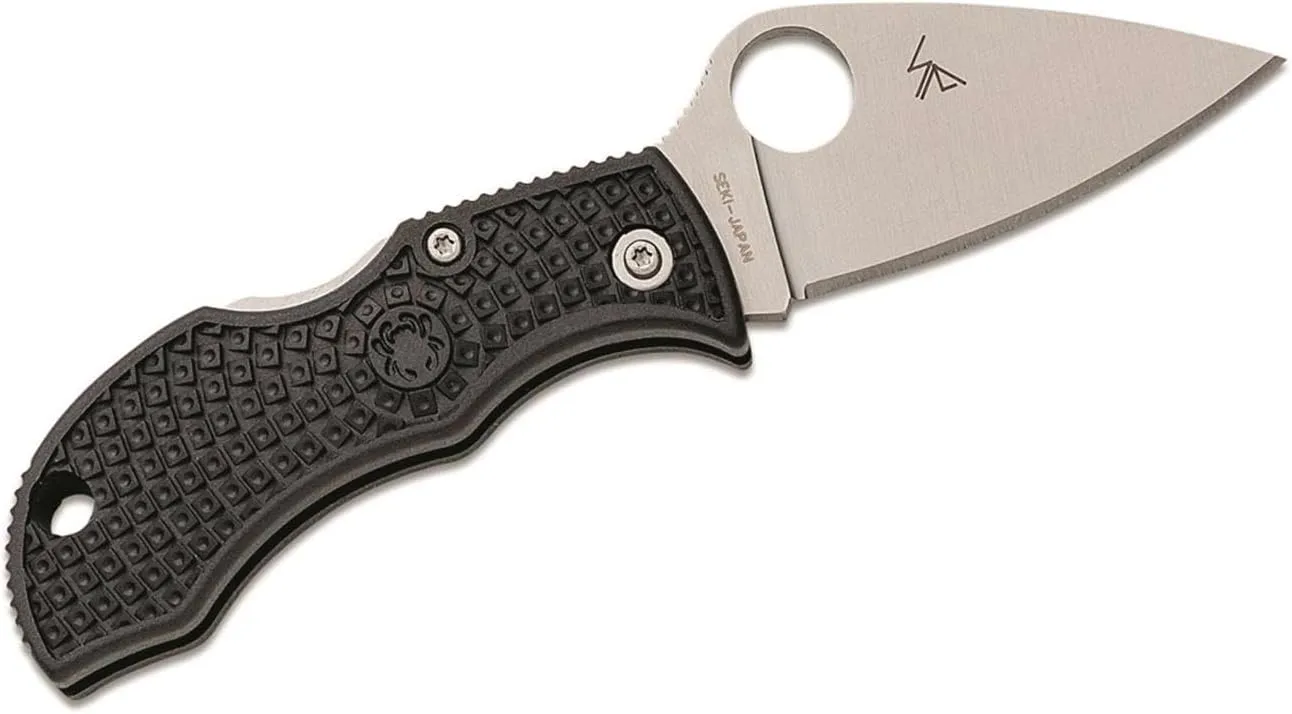 Spyderco Manbug Leaf Folding Pocket Knife with 1.9" VG-10 Steel Blade and FRN Handle - SpyderEdge - MBKLFP