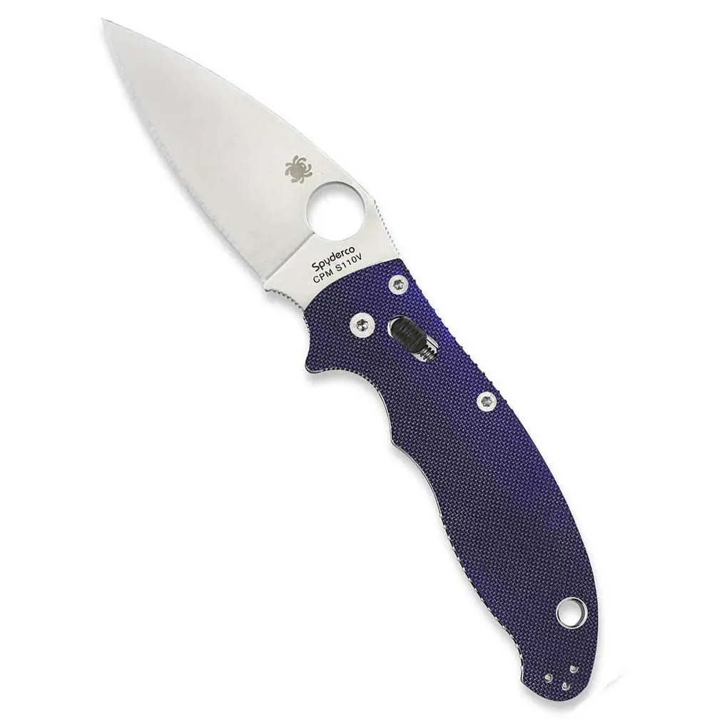 Spyderco Manix 2 Folding Knife with Ball Bearing Lock - PlainEdge