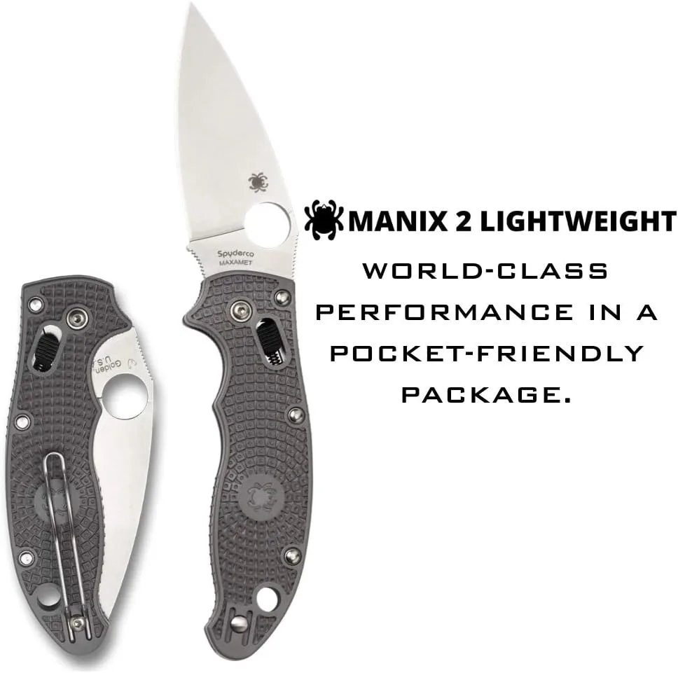 SPYDERCO Manix 2 Lightweight Signature Folding Knife