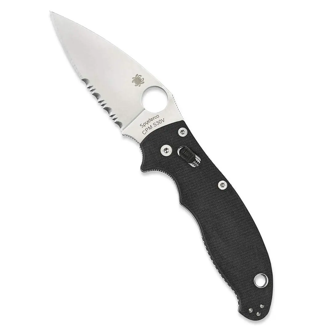 Spyderco Manix 2 Folding Knife with Ball Bearing Lock - PlainEdge