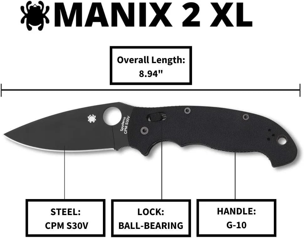 Spyderco Manix 2 XL Folding Knife