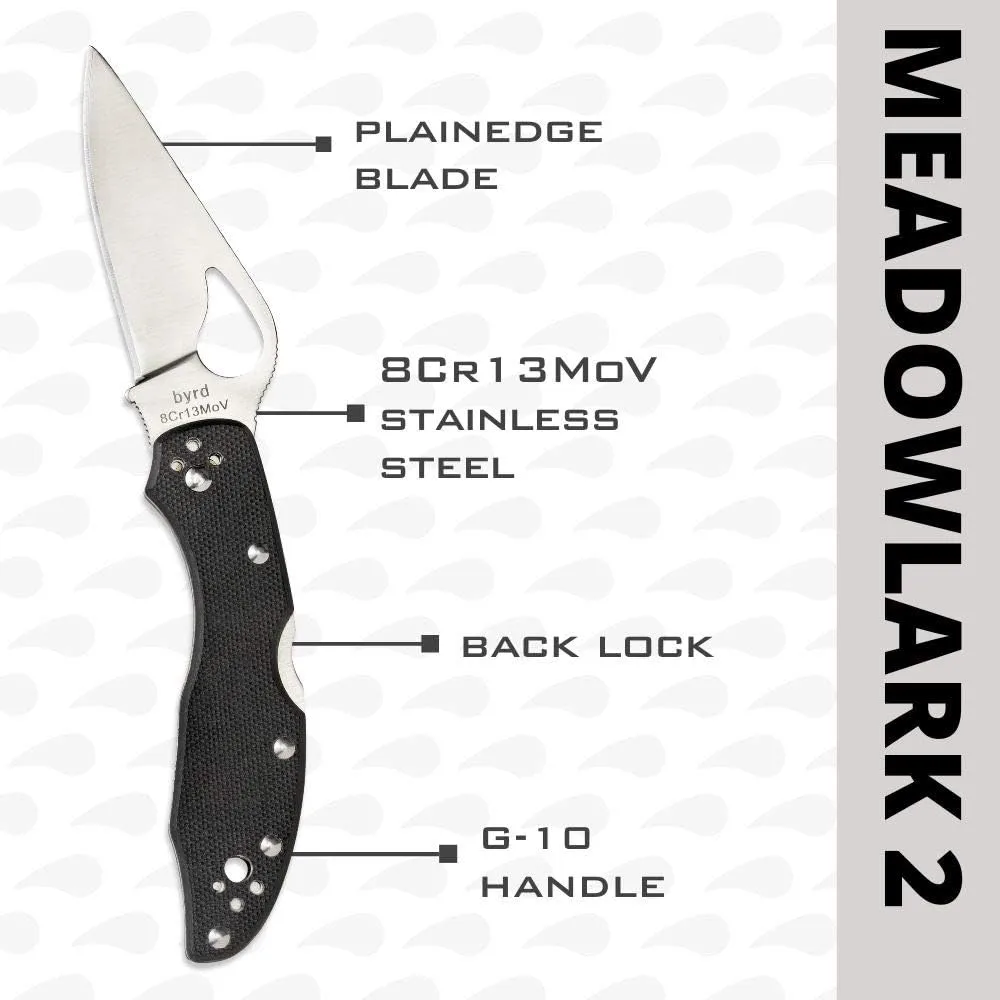 Spyderco Meadowlark 2 Lightweight Folding Knife with FRN