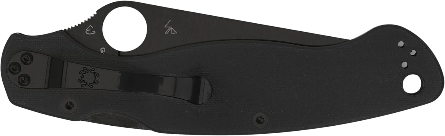 Spyderco Knives Military 2 C36GPBK2 Black S30V Stainless and G-10 Pocket Knife