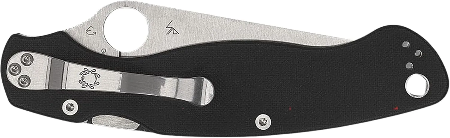 Spyderco Military 2 SpyderEdge Knife - Built for Military, First Responders and Outdoor Enthusiasts - 4-Inch Blade Length